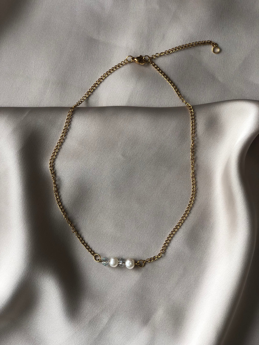 ANGEL PEARL NECKLACE GOUD